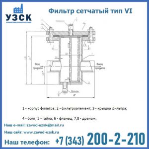 Фильтр сетчатый ФС по Т-ММ-11-2003 в Черкесске